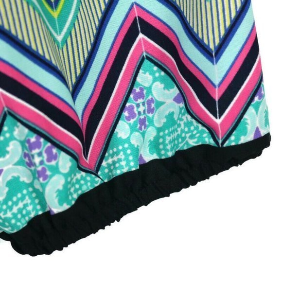 Pink Owl Shift Dress Mint Green Purple Pink Yellow M Medium - Picture 6 of 12